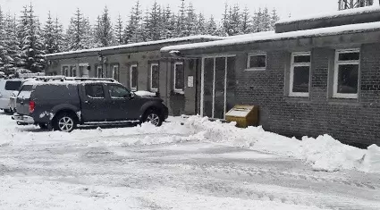 Car Park Ice Gritting